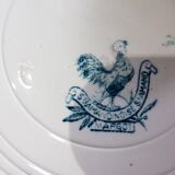 4 flat plates from St Amand, Margot model