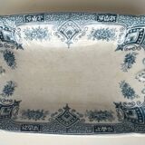 Large rectangular ironstone dish Spring