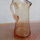 Smoked glass pitcher