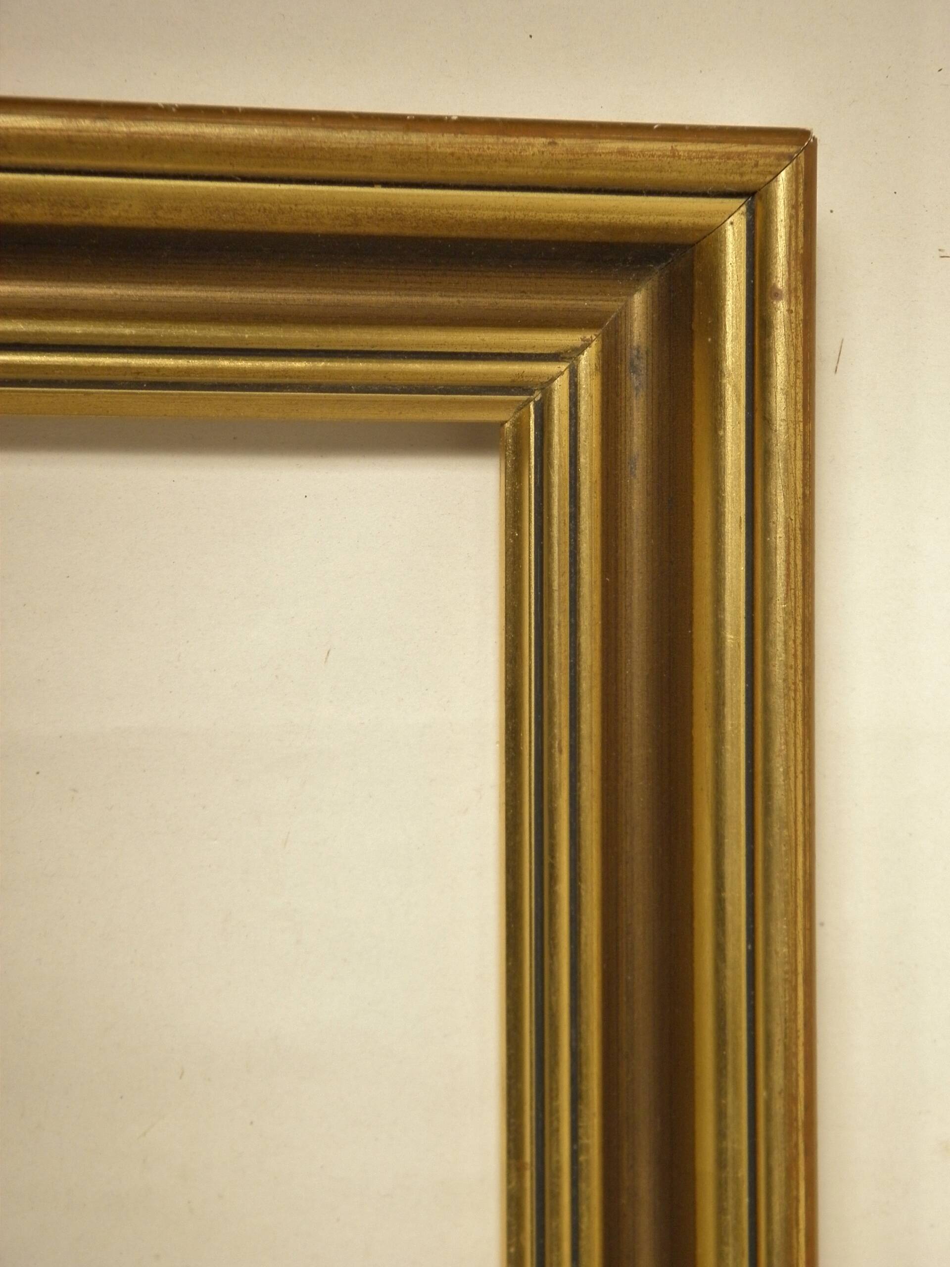Golden wooden frame 64 x 50