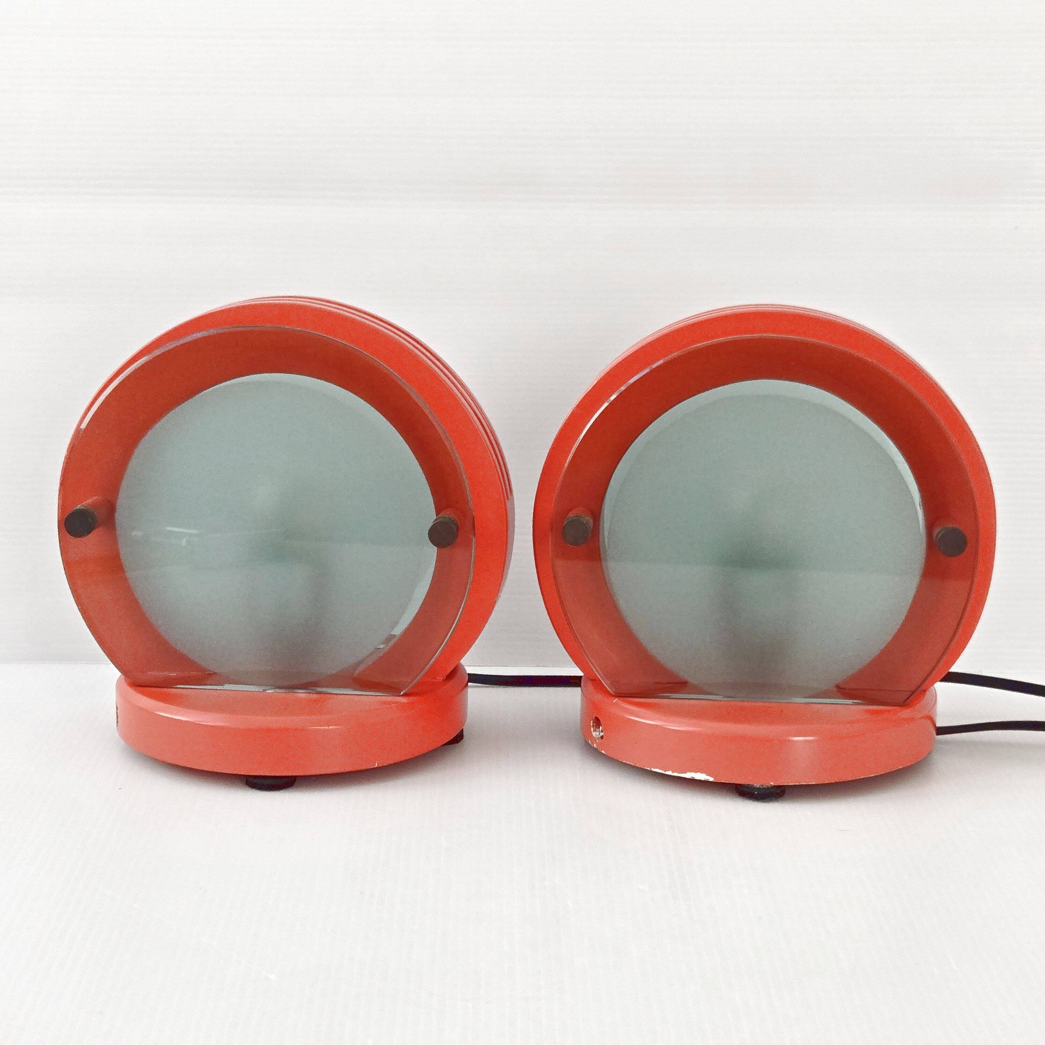 Paire de lampes vintage 1970