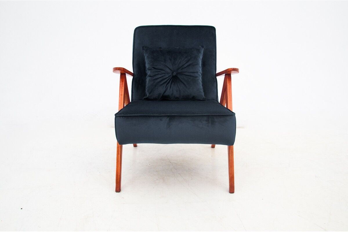 Armchair with footrest, Poland, 1960