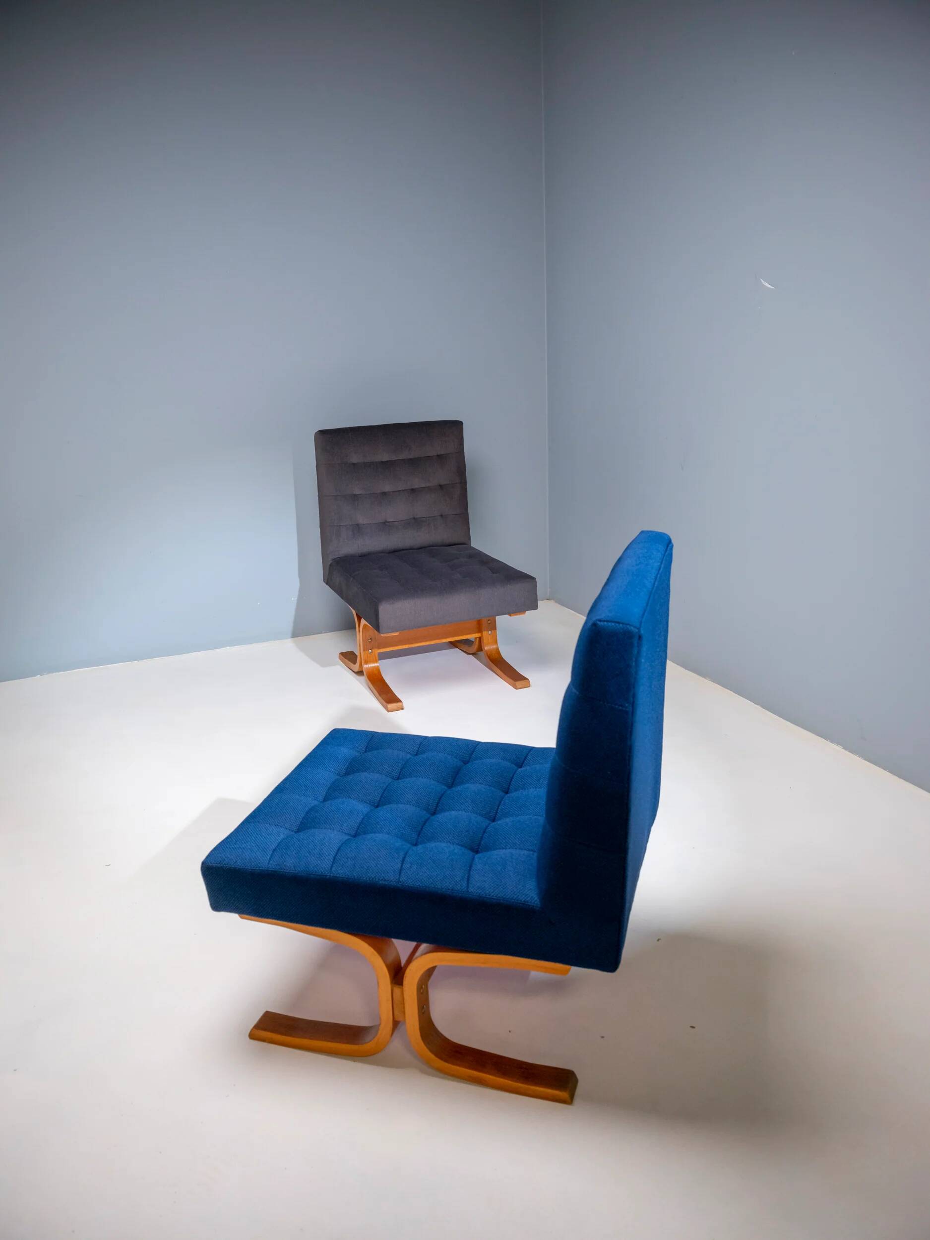 Armchairs, Ludvík Volák, 1960s, Czechoslovakia