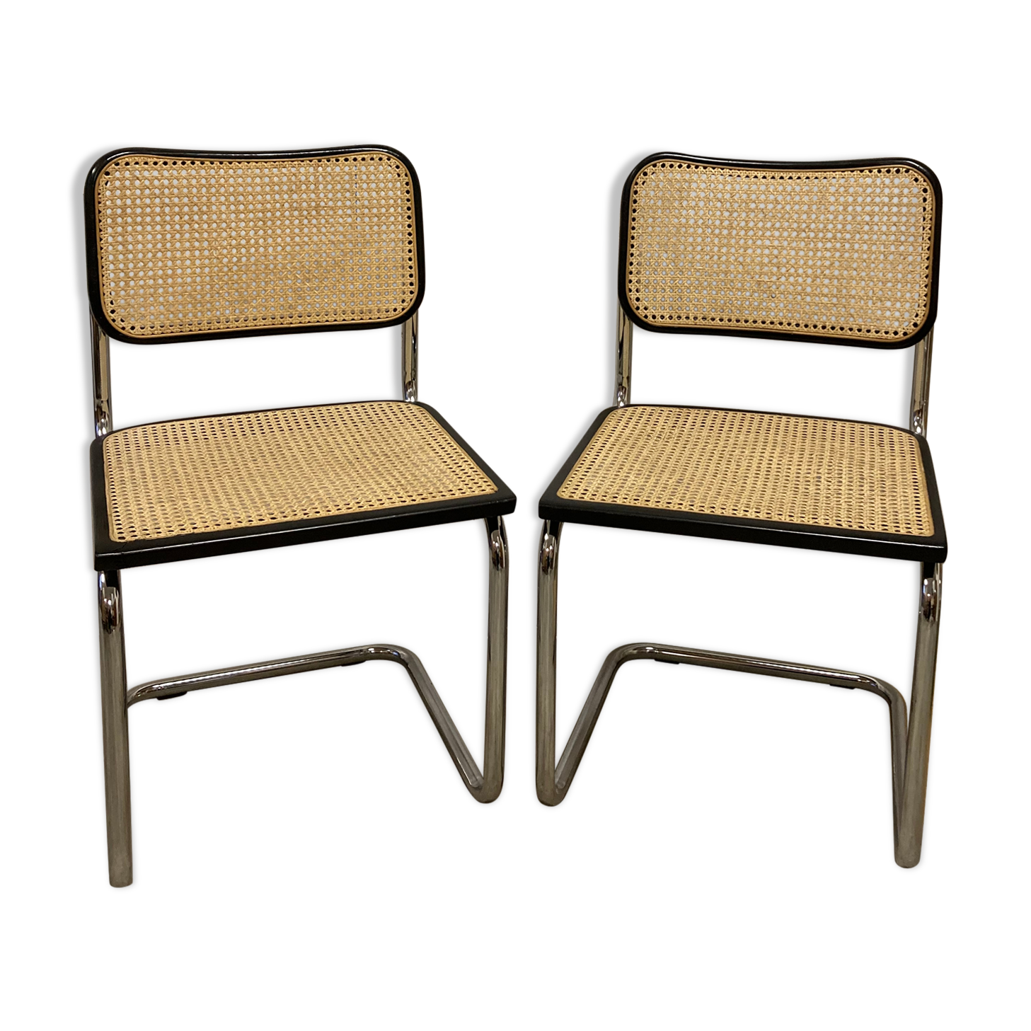 Pair of chairs B32 Breuer