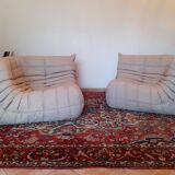 Two corner chairs Togo by Michel Ducaroy