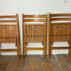 Trio de chaises pliantes 70´