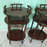 Telephone extra cabinet, wooden, 3 trays, 1 drawer