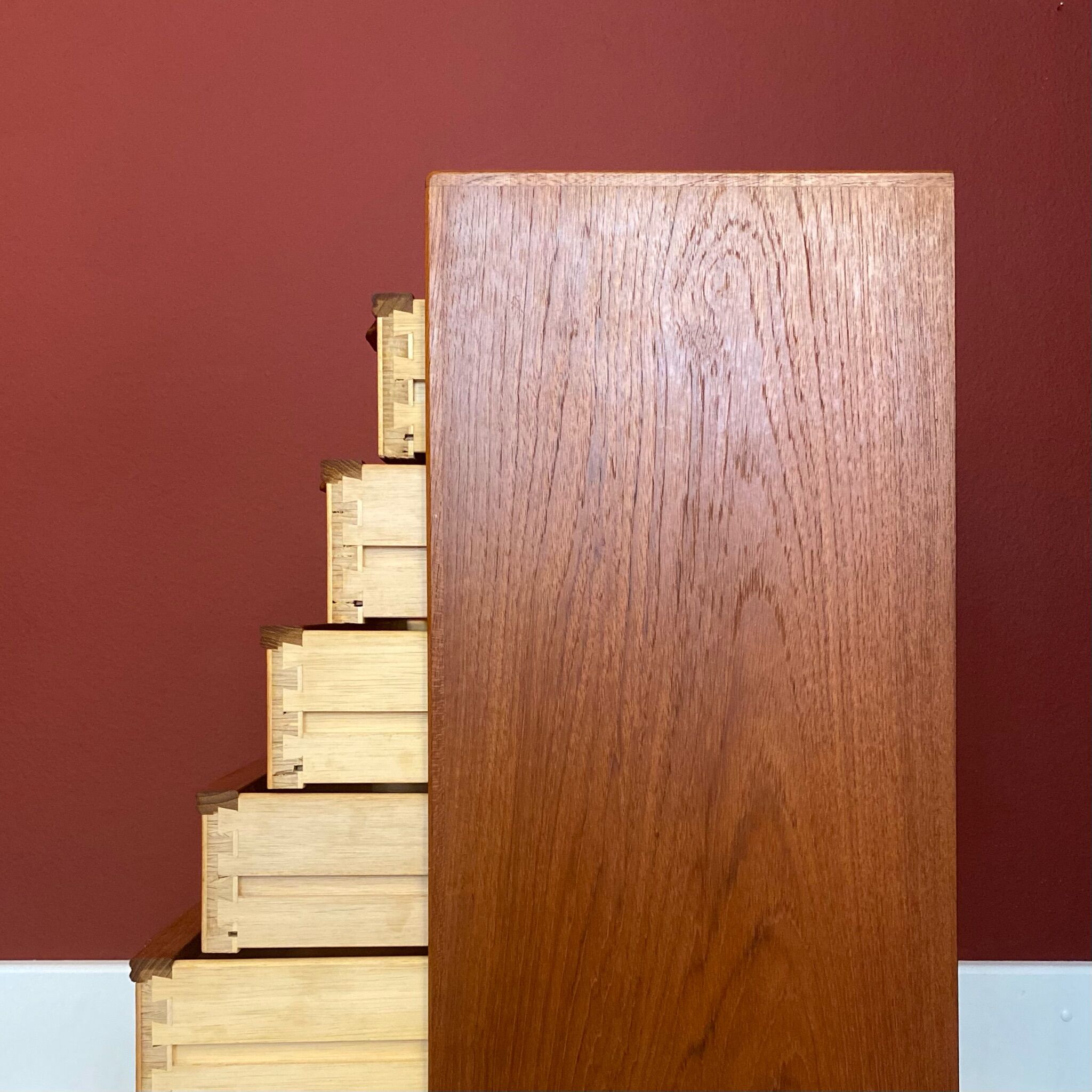 Danish Teak Chest of Drawers by Erling Torvits