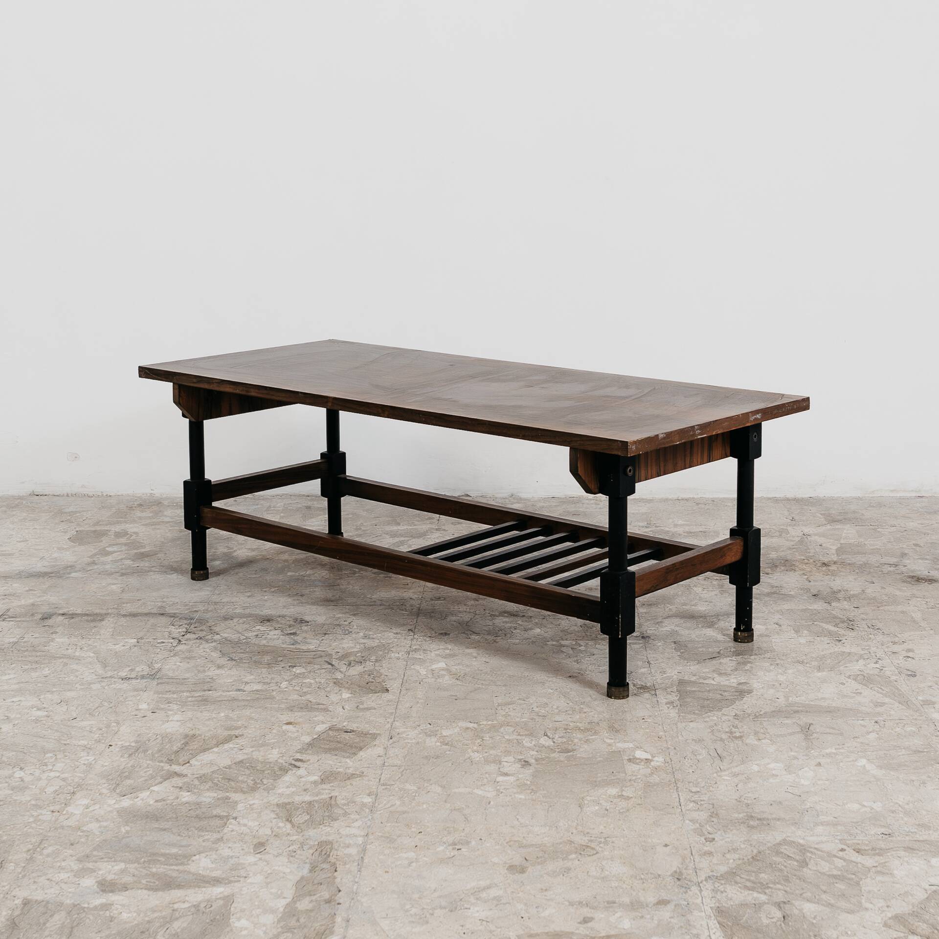 Tavolino da salotto legno anni 60 design Modernariato