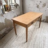 Oak veneer desk 1950