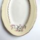 Ravier vintage L'Amandinoise model Paola white cream flowers