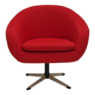 1960s, scandinavian design by Karl Eric Klote, swivel lounge chair