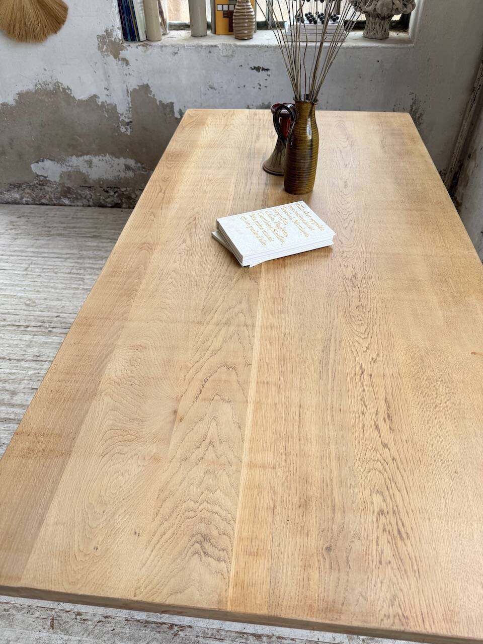 Ancienne table de ferme en chêne