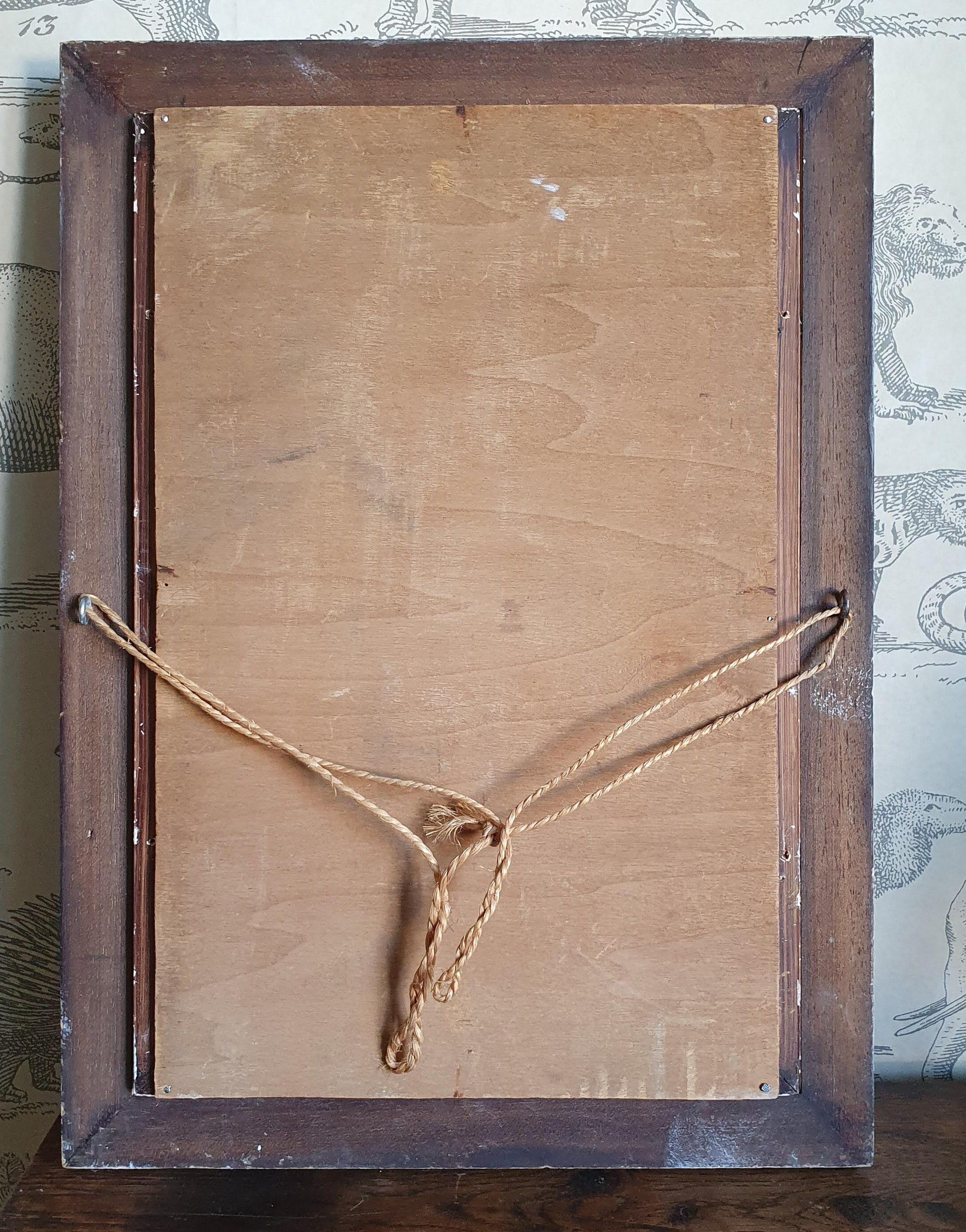 Oil on marine wood signed E.Favreau