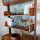 Ergo teak shelving unit, Scandinavian vintage 1960s