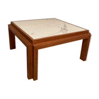 Coffee table Oak and Calacatta