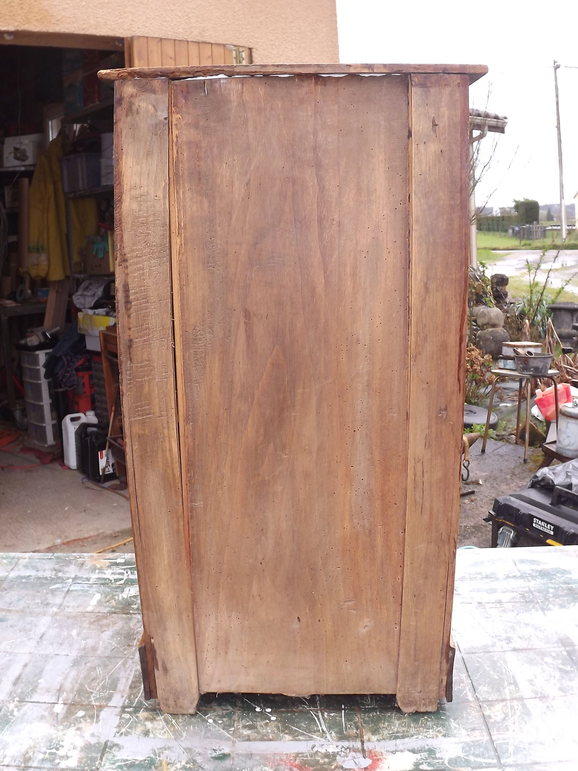 Bedside walnut 19 th