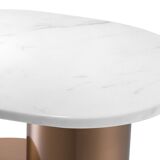 Guéridon table d’appoint en marbre