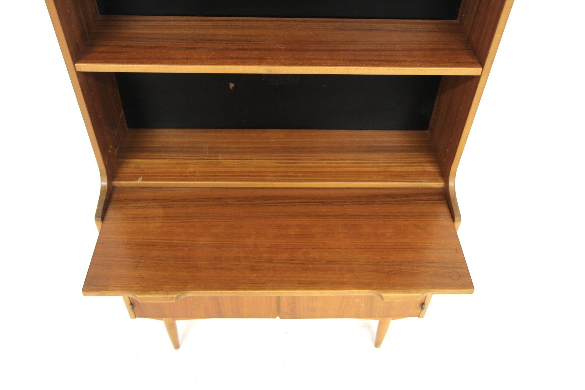 Scandinavian teak secretary, Hugo Troeds, Bjärnum, Sweden, 1950