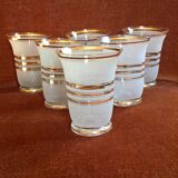 Lot of 6 vintage granite lenses, 50s