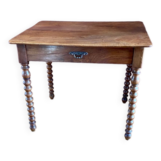 Ancienne table bureau en merisier époque Louis Philippe. XIXe