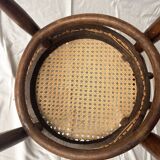 Bistro chair with caned seat, Thonet type
