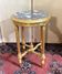 round gilded wooden side table, Louis XVI style