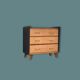 Commode pieds compas 1960