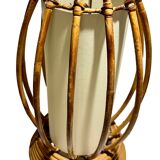 Rattan & bamboo lamp