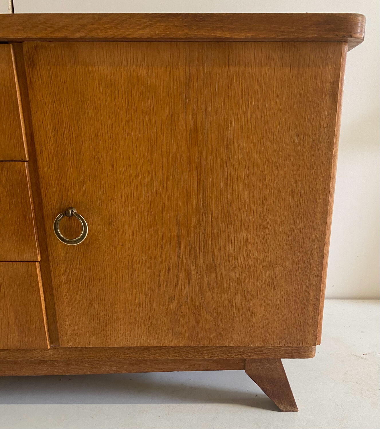 Vintage chest of drawers feet compass