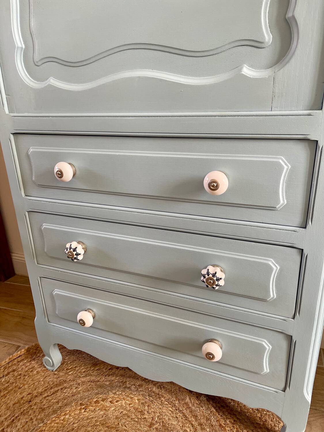 Renovated antique secretary