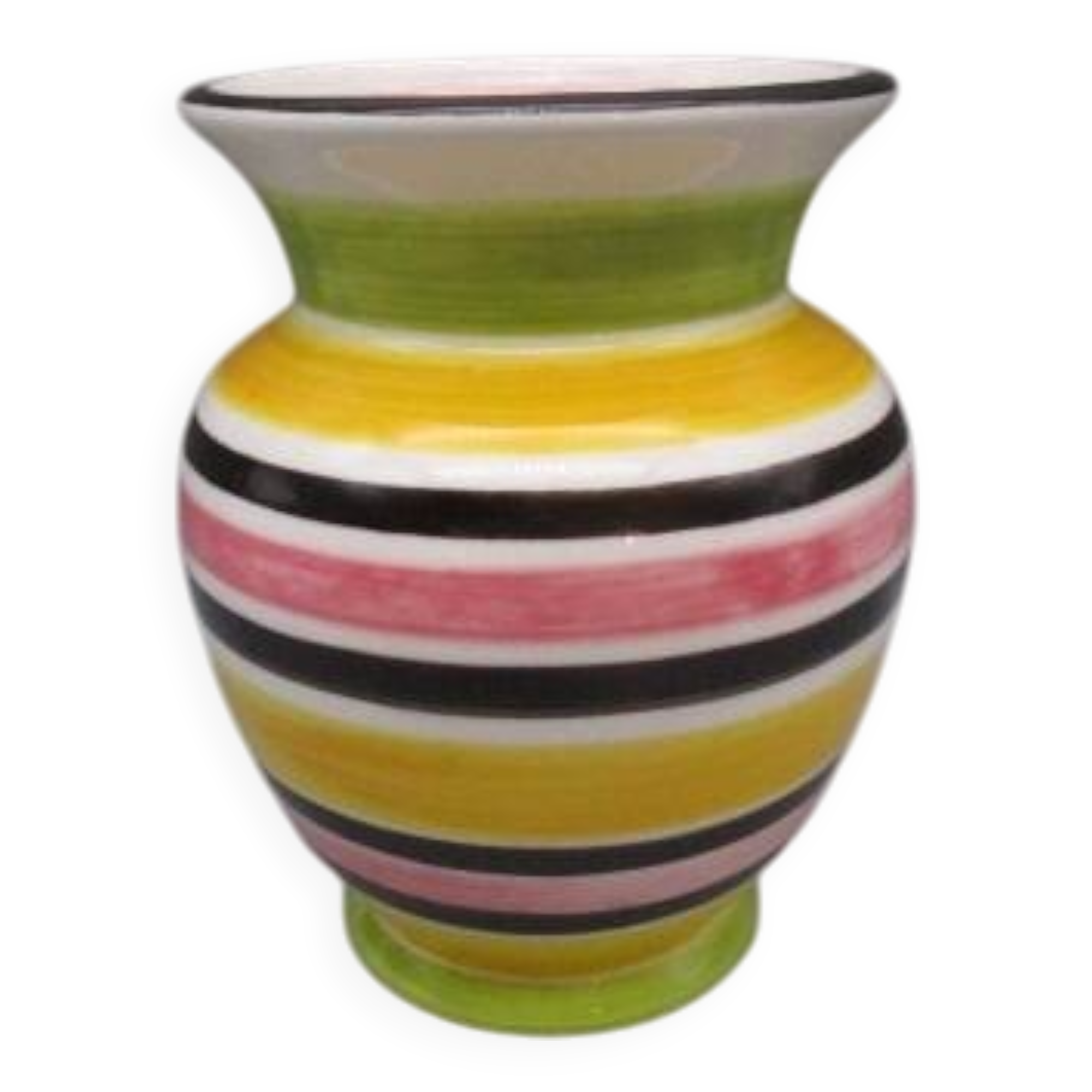 Vintage Val d'Or earthenware vase