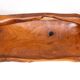 Large Carved Olive Wood Fruit basket 1970s