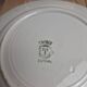 Beautiful set of 4 antique ironstone plates from Saint-Amand and Hamages, Estival model.