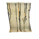 Tapis berbère marocain artisanal 207 x 144 CM