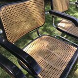 4 chairs B64 Cesca by Marcel Breuer