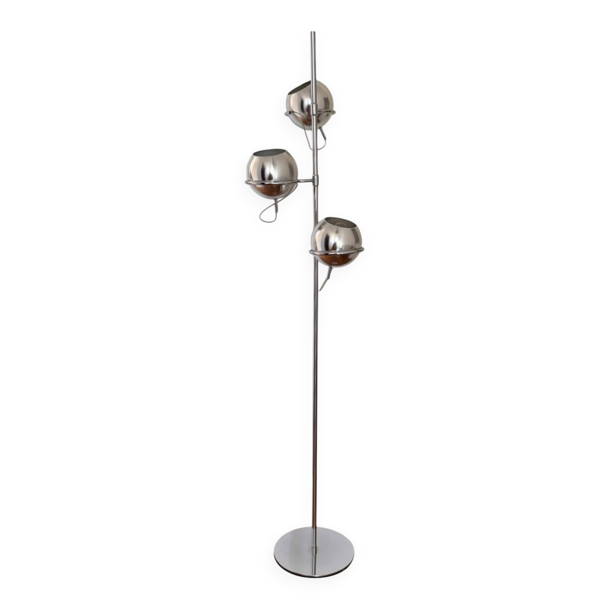 70's Monix floor lamp with 3 globes