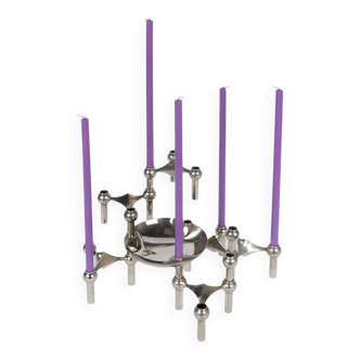 Stoff Nagel candle holder & bowl set
