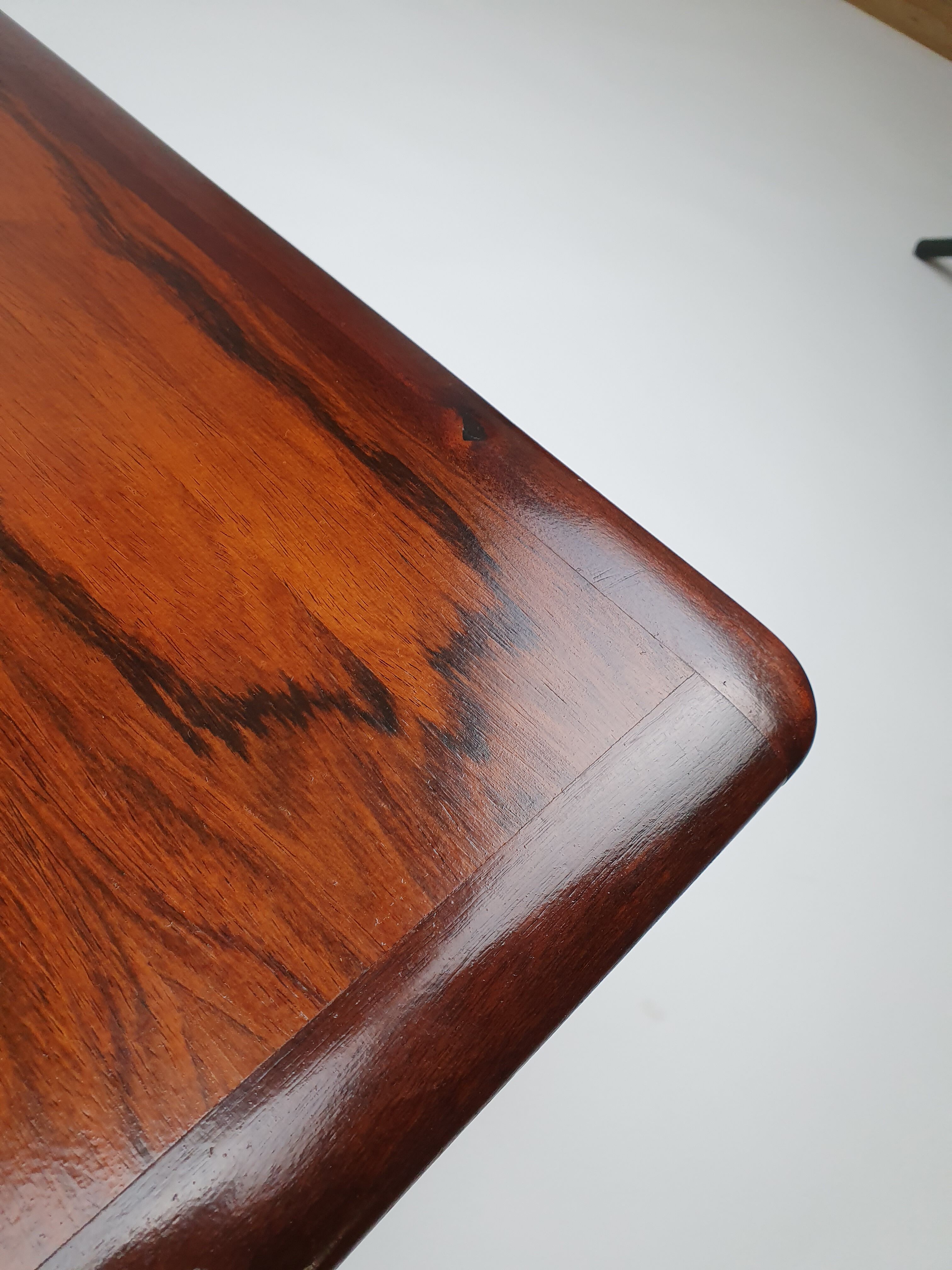 Table à café topform en bois de rose du milieu du siècle, années 1960