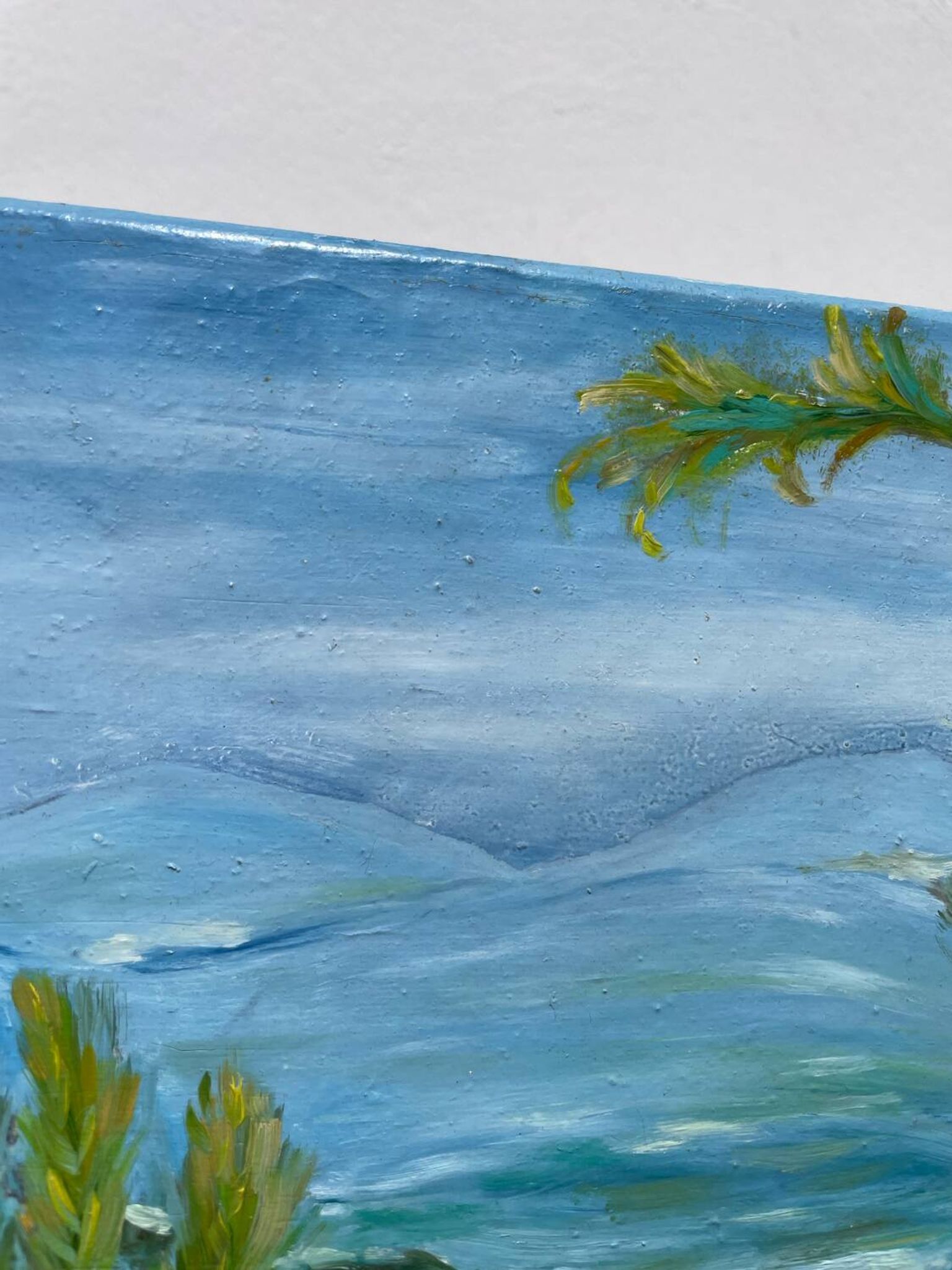 Oil on canvas landscape
