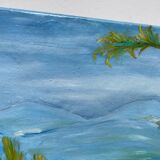 Oil on canvas landscape