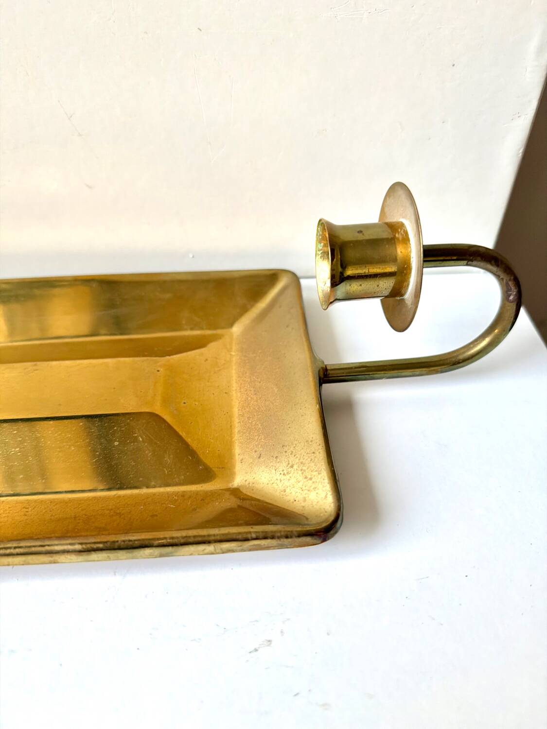 Giant scandscandivintage brass wall candle holder  sconce  height 48cm