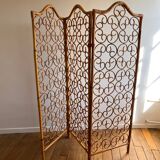 Italian three-leaf bamboo screen 1970
