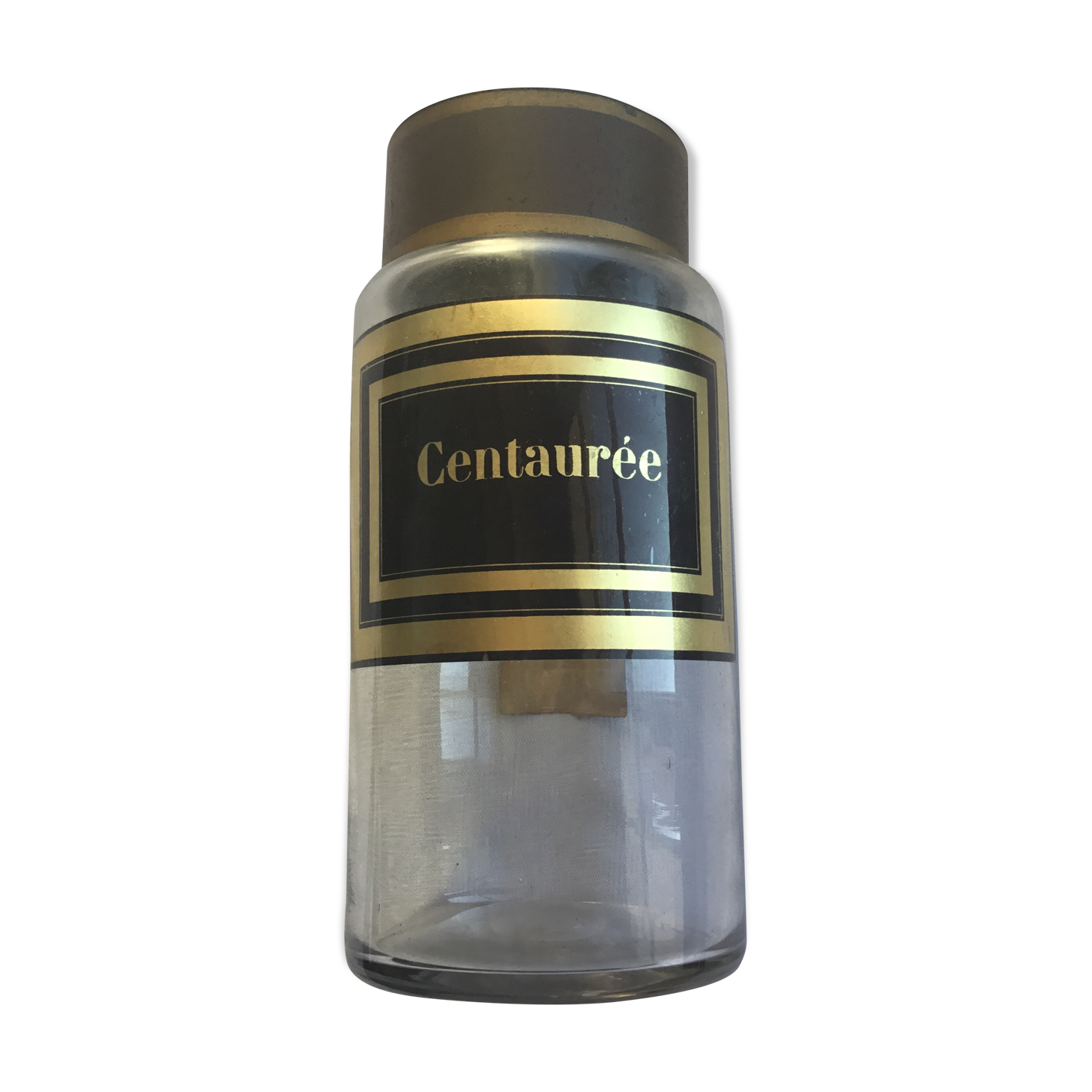 Centaurea apothecary bottle