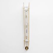 Pair of Art Deco Style Brass and Murano Glass Gold Graniglia Sconces