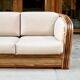 Maugrion rattan sofa for Roche Bobois, 1980s