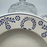 Set of 10 Nuneville flat and soup plates from 1890