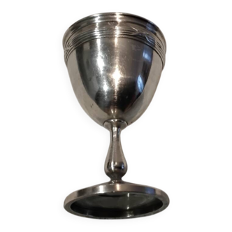 Louis XVI style silver egg cup (950) by Ernest Compere, Minerva design