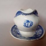 Gravy boat 'Burgenland' blue Villeroy & Boch Mettlach
