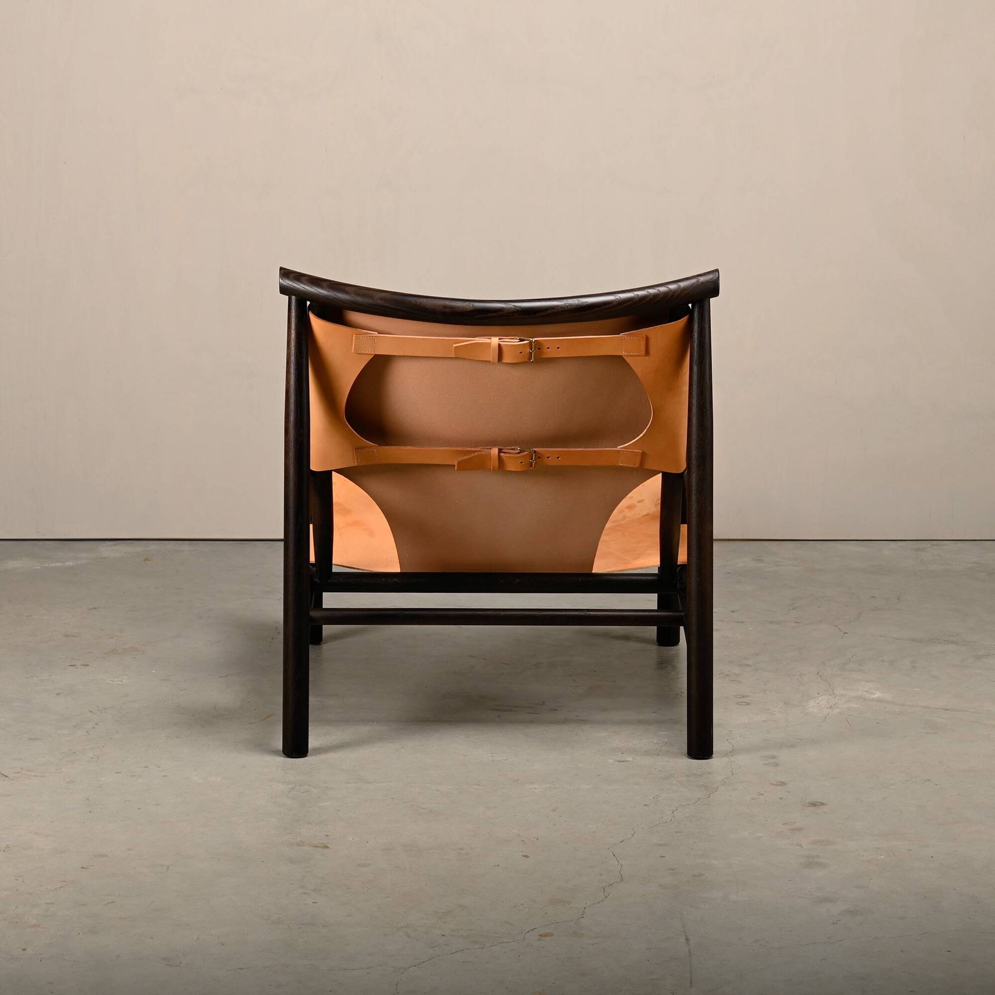 Kristian Sofus Hansen & Tommy Hyldahl Samurai Lounge Chair oak and leather